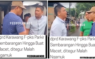 Parkir Sembarangan Berujung Cekcok, Anggota DPRD Karawang Tuai Kritik Warga